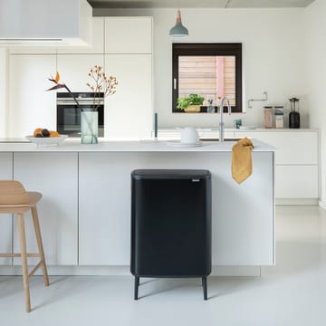 Pattumiera touch alta Bo 60 L - Nero opaco - Brabantia