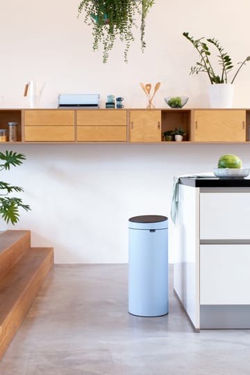 Pattumiera Touch Bin 30 litri - Dreamy blue - Brabantia