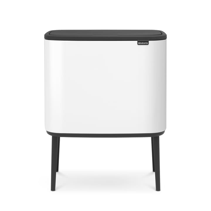 Pattumiera touch Bo 11+23 litri, bianco Brabantia