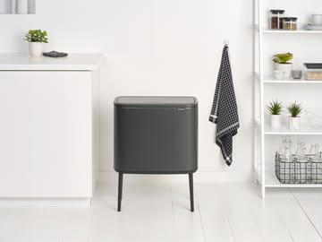 Pattumiera touch Bo 11+23 litri - Confident Grey - Brabantia