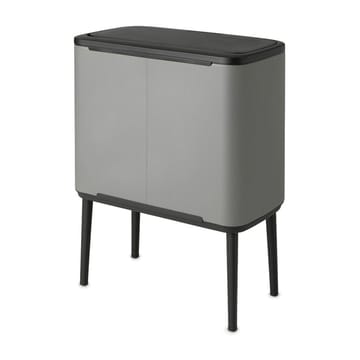 Pattumiera touch Bo 11+23 litri - Mineral concrete grey - Brabantia