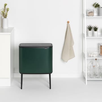 Pattumiera touch Bo 11+23 litri - pine green - Brabantia