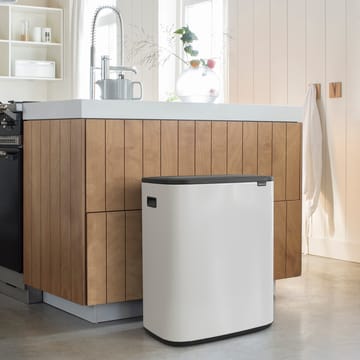 Pattumiera touch Bo 2x30 L - Bianco - Brabantia