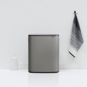 Pattumiera touch Bo 2x30 L - Mineral concrete grey - Brabantia