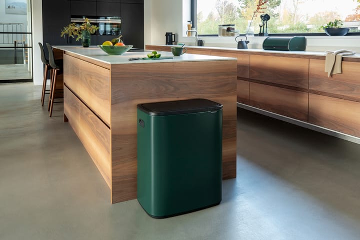 Pattumiera touch Bo 2x30 L, Pine green Brabantia