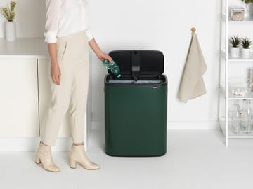 Pattumiera touch Bo 2x30 L - Pine green - Brabantia