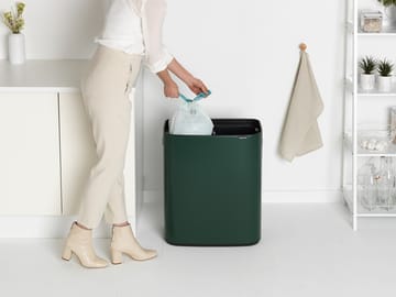 Pattumiera touch Bo 2x30 L - Pine green - Brabantia