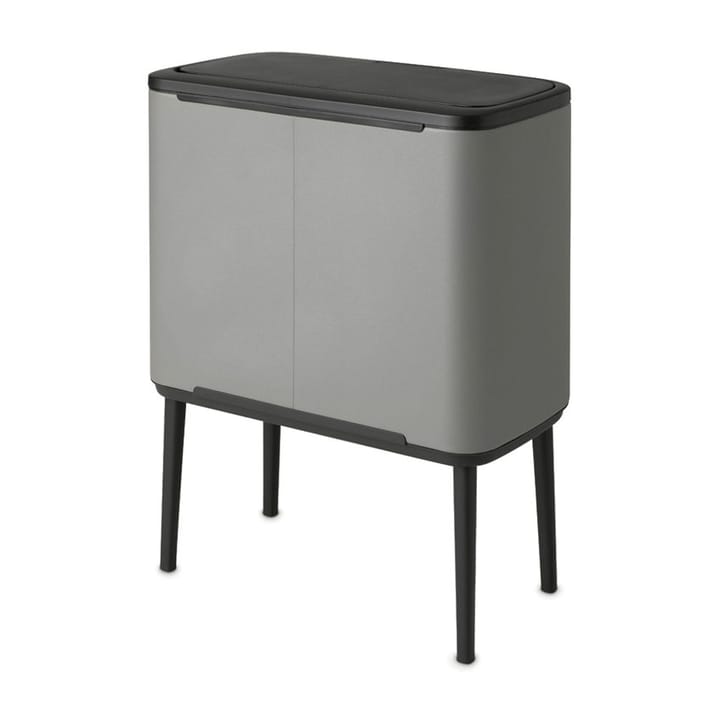 Pattumiera touch Bo 36 litri, Mineral concrete grey Brabantia