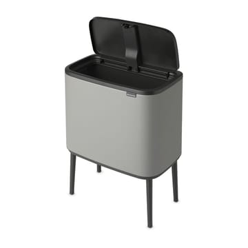 Pattumiera touch Bo 36 litri - Mineral concrete grey - Brabantia