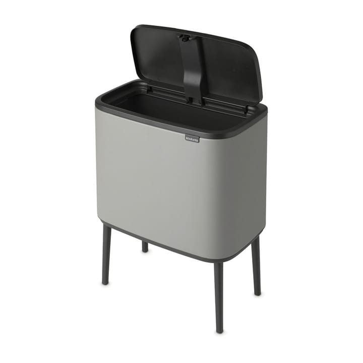 Pattumiera touch Bo 36 litri, Mineral concrete grey Brabantia