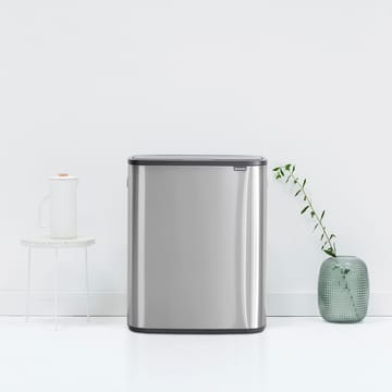 Pattumiera touch Bo 60L - acciaio spazzolato opaco - Brabantia