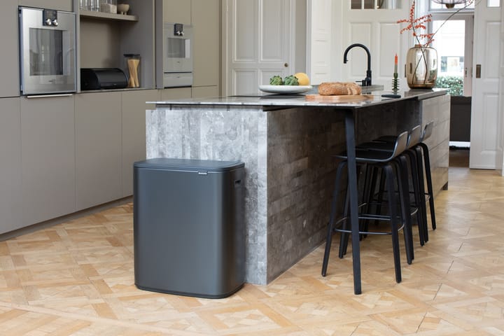 Pattumiera touch Bo 60L, Confident Grey Brabantia