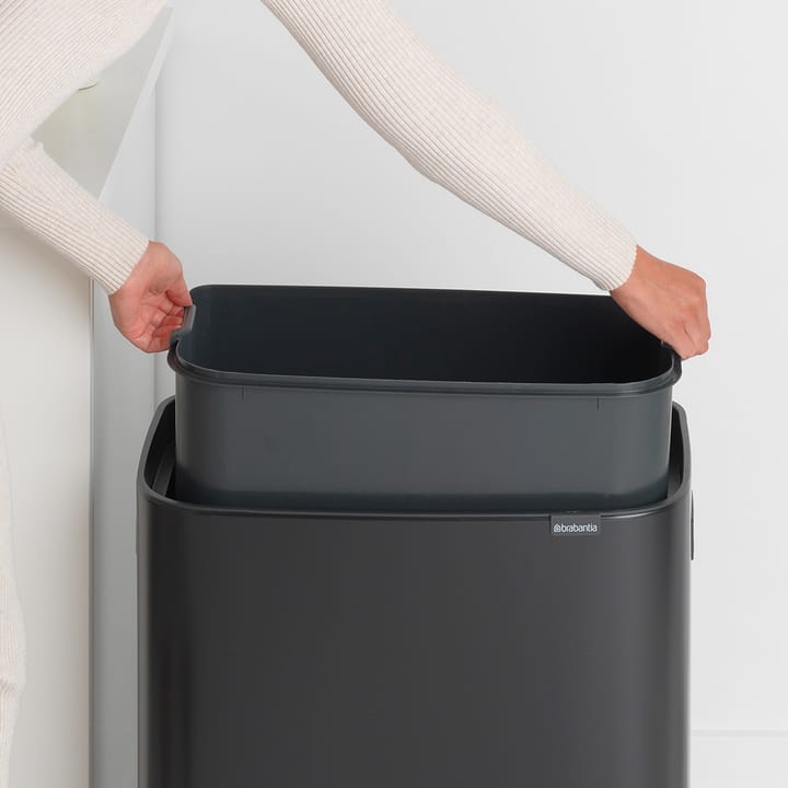 Pattumiera touch Bo 60L, Nero opaco Brabantia