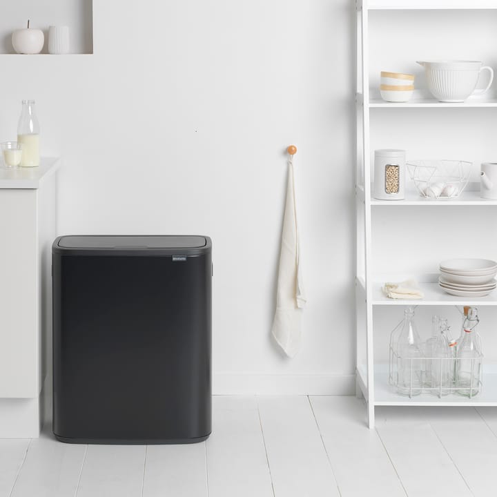 Pattumiera touch Bo 60L, Nero opaco Brabantia