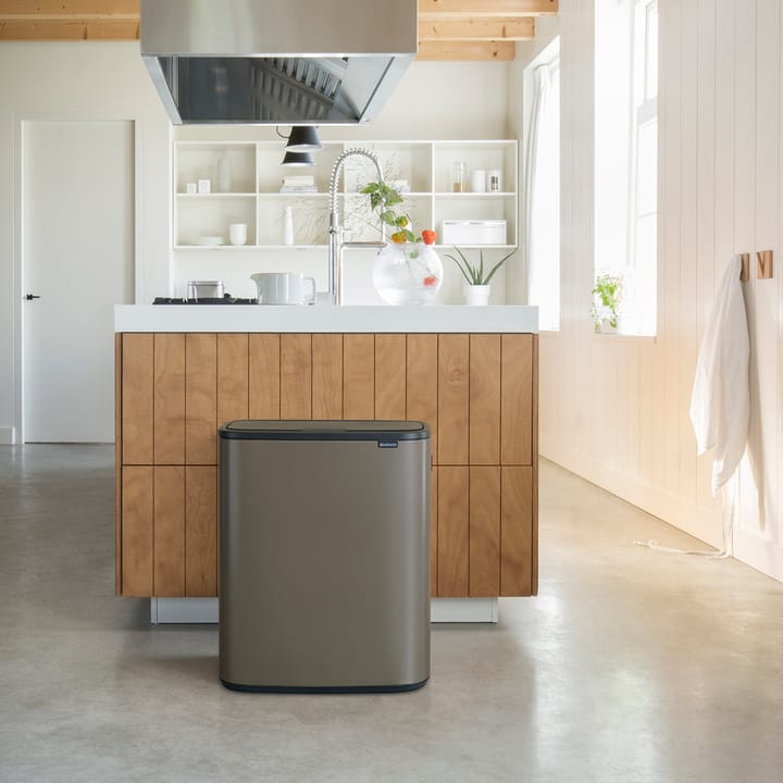 Pattumiera touch Bo 60L, Platinum Brabantia