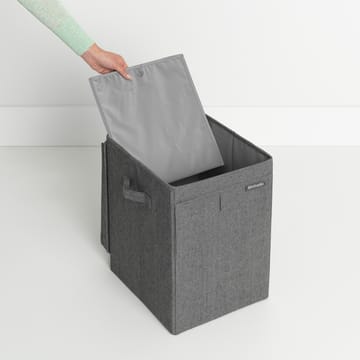 Portabiancheria impilabile Brabantia 35 L - grigio scuro - Brabantia