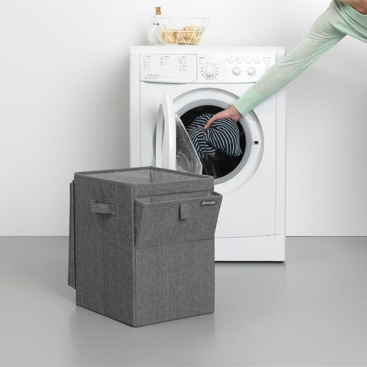 Portabiancheria impilabile Brabantia 35 L, grigio scuro Brabantia