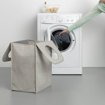 Sacco portabiancheria in tessuto rettangolare Brabantia 55 litri - grigio chiaro - Brabantia