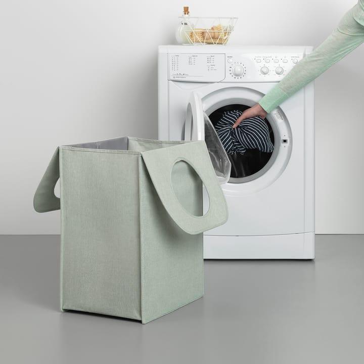 Sacco portabiancheria in tessuto rettangolare Brabantia 55 litri, verde Brabantia