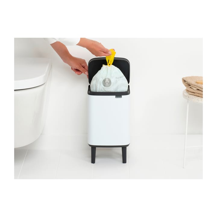 Secchio dell'immondizia Bo alto 4 L, Bianco Brabantia