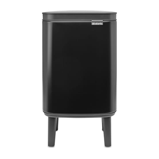 Secchio dell'immondizia Bo alto 4 L - Nero opaco - Brabantia