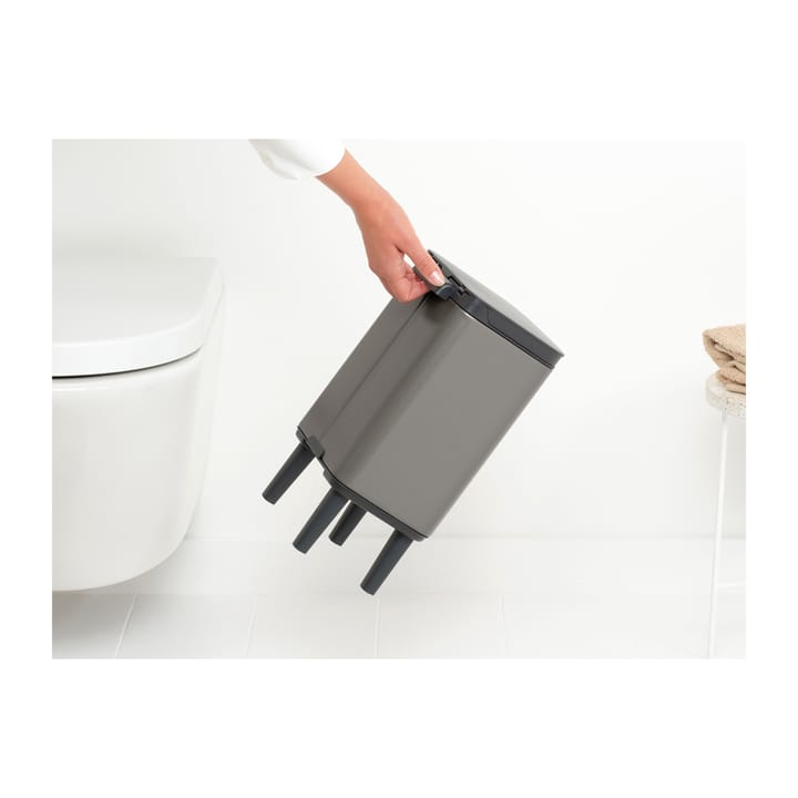 Secchio dell'immondizia Bo alto 4 L, Platinum Brabantia