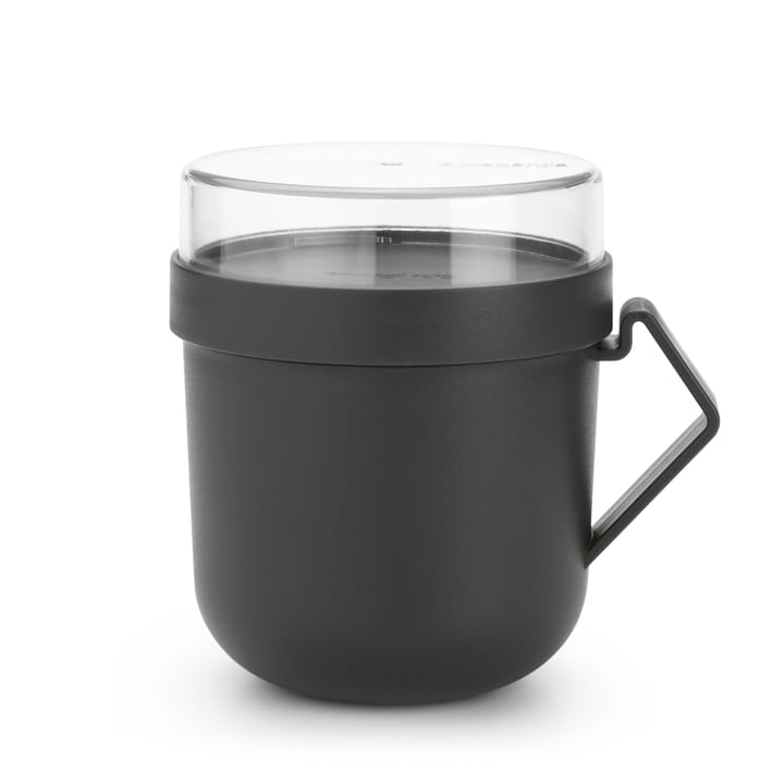 Tazza da zuppa Make & Take da 0,6 L, Grigio scuro Brabantia