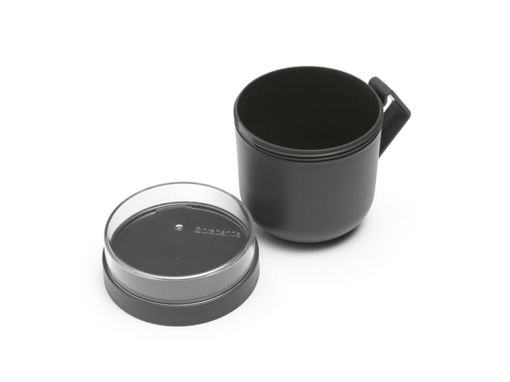 Tazza da zuppa Make & Take da 0,6 L, Grigio scuro Brabantia