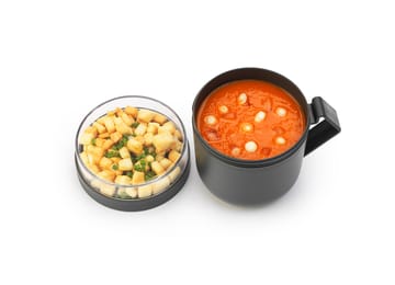 Tazza da zuppa Make & Take da 0,6 L - Grigio scuro - Brabantia