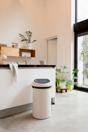 Touch Bin tondo da 60 litri - Soft Beige - Brabantia