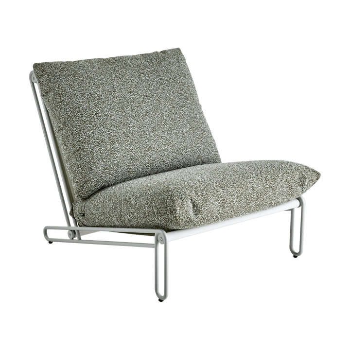 Poltrona lounge Blixt, Light grey-teddy verde Brafab