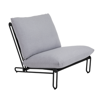 Poltrona lounge Blixt - Nero-sky grey - Brafab