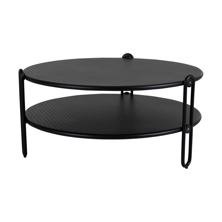 Tavolino Blixt - Nero Ø85 cm - Brafab