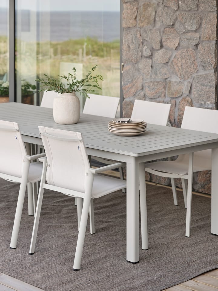 Tavolo da pranzo allungabile Lomma, Light grey XL 260-380 cm Brafab