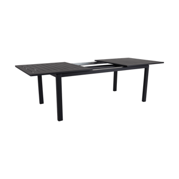 Tavolo da pranzo allungabile Lomma - Nero 194-312 cm - Brafab