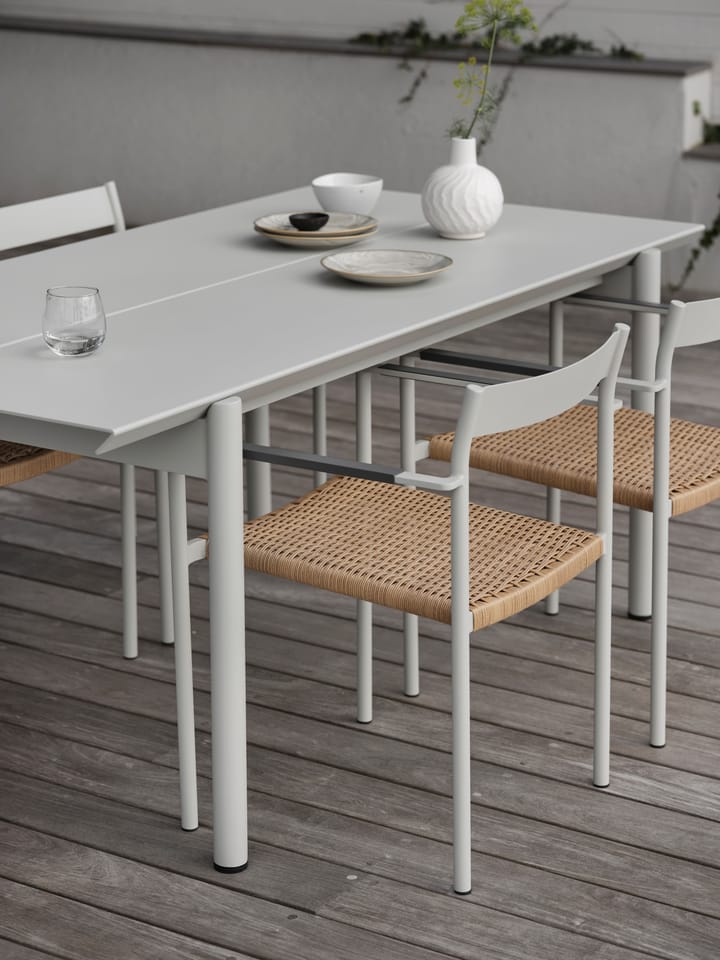 Tavolo da pranzo B45, Light grey 180 cm Brafab