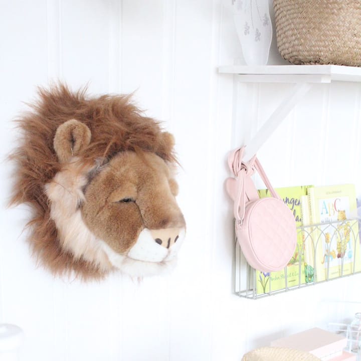 Testa di leone peluche da parete, Lion Brigbys