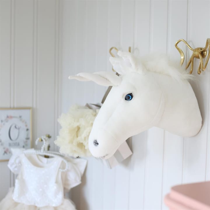 Testa di unicorno peluche da parete, unicorno Brigbys