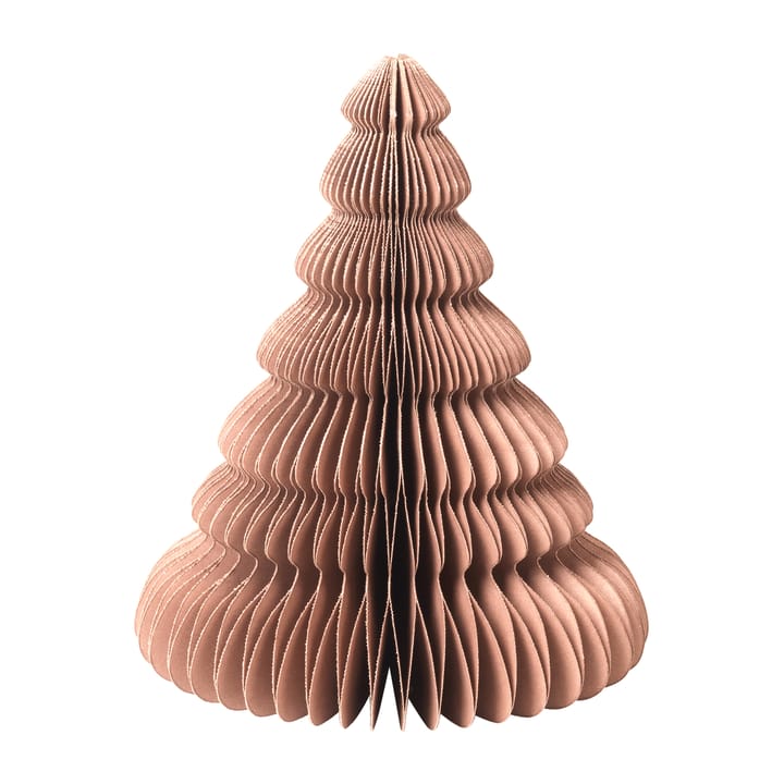 Albero di natale di carta Tree, 15 cm - Arancione tanno - Broste Copenhagen