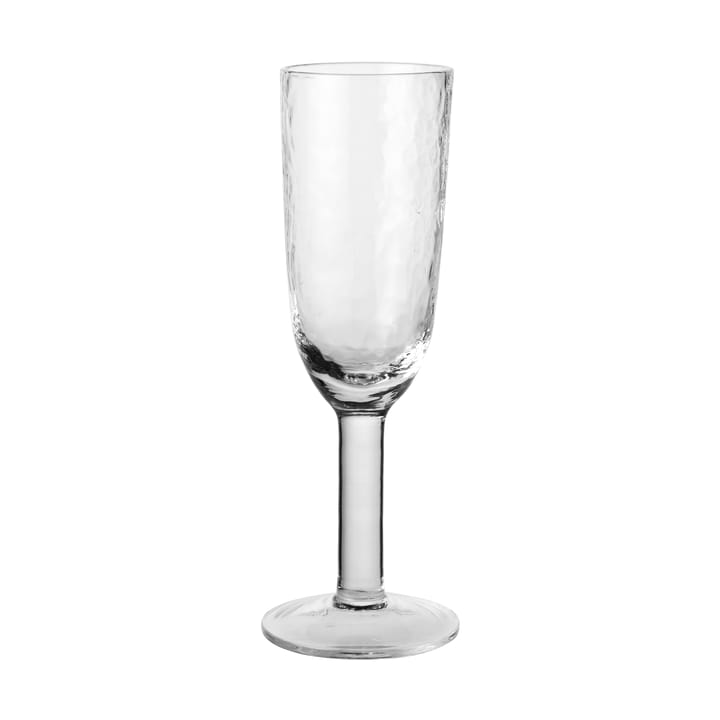 Bicchiere da champagne Hammered 20 cl - Trasparente - Broste Copenhagen