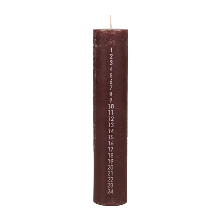 Candela dell'Avvento Rustic - Madder brown (marrone) - Broste Copenhagen