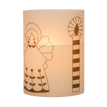 Candela Fairy Tale 12 cm - Bianco-verde - Broste Copenhagen