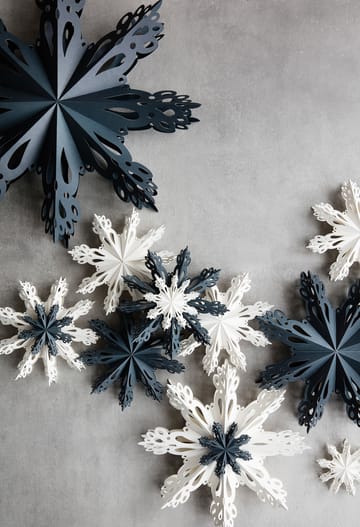 Decorazione natalizia Snowflake bianca - Ø 15 cm - Broste Copenhagen