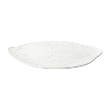 Piatto "Pesce", 30x34,6 cm - Bianco trasparente - Broste Copenhagen