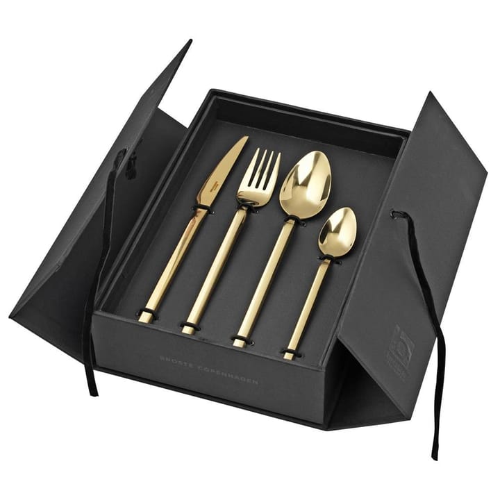 Servizio posate Tvis 16 pezzi - oro - Broste Copenhagen