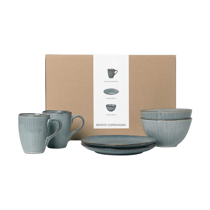 Set da colazione per due Nordic Sea, 6 pezzi Broste Copenhagen