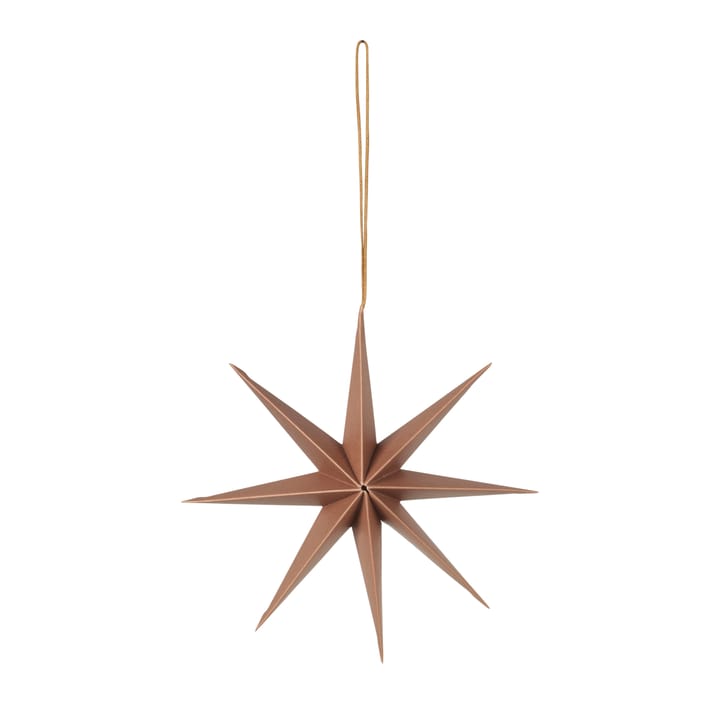 Stella di carta Pax Star Ø 15 cm - Arancione tanno - Broste Copenhagen