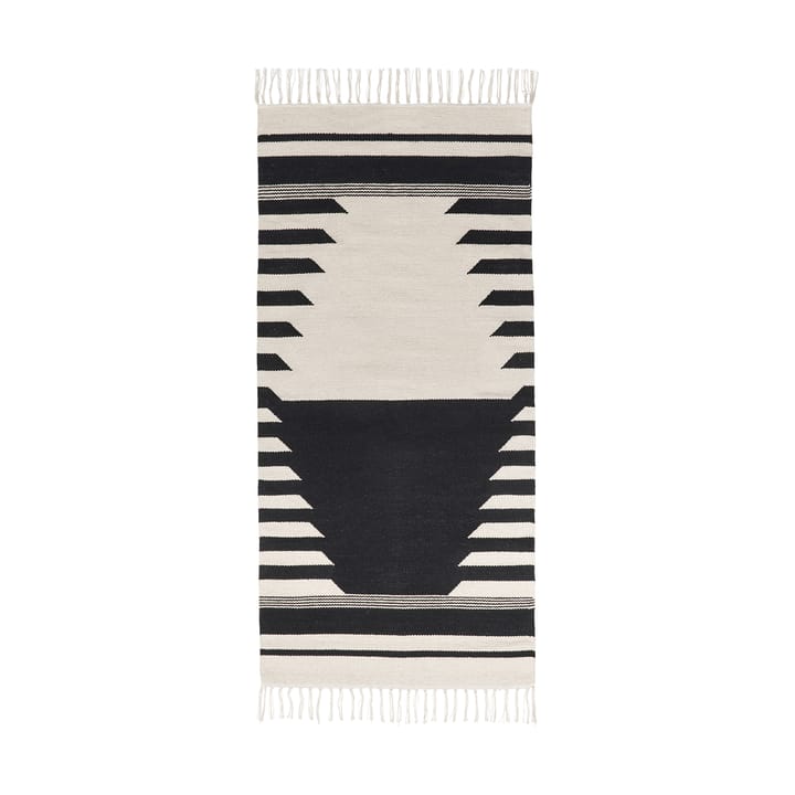 Tappeto Iselin 70x140 cm - Black-off white - Broste Copenhagen