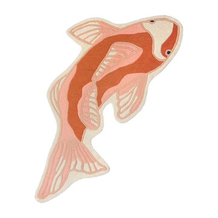 Tappeto Koi, 97x130 cm - Pumpkin orange - Broste Copenhagen