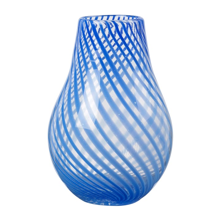 Vaso Ada Stripe, 22,5 cm - Blu intenso - Broste Copenhagen